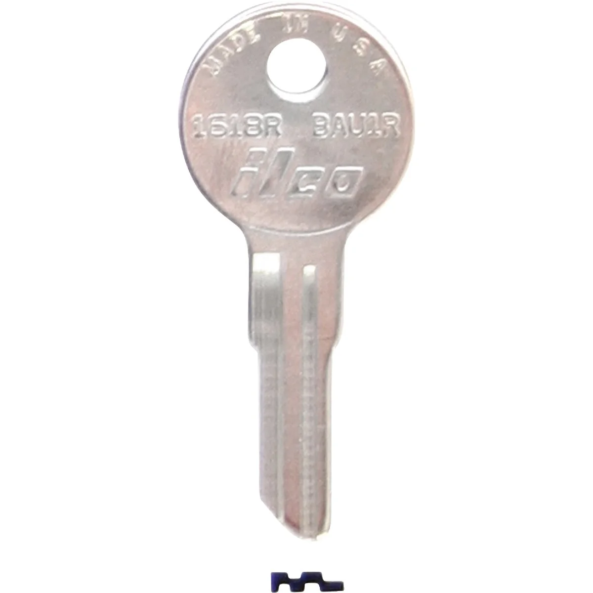 Premium Material ILCO Bauer Nickel Plated File Cabinet Key BAU1R 10-Pack Healthy