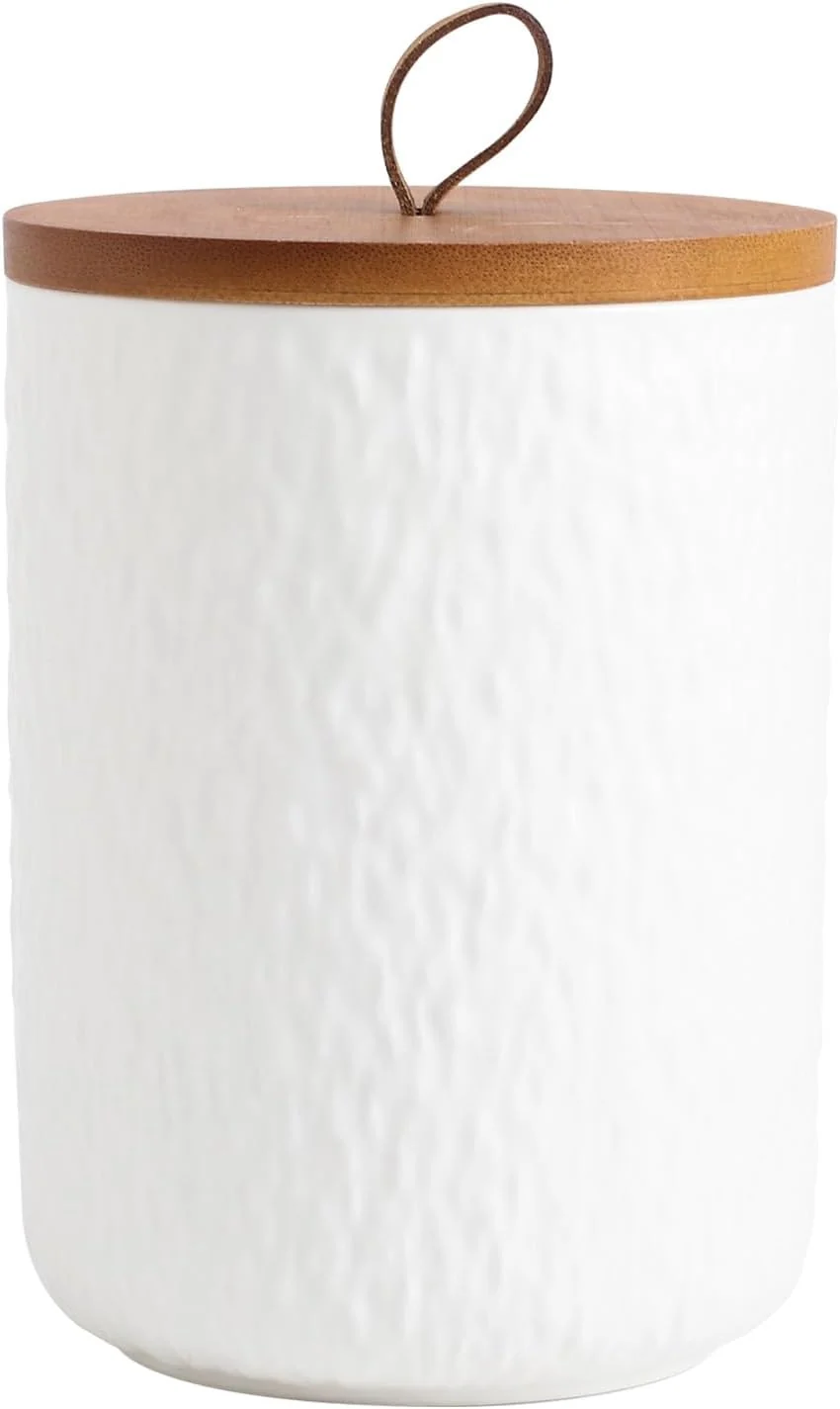 Certified Kitchen Canisters for Countertop Ceramic Coffee Canisters with Airtight Lids Food Storage Jars Sugar Container for Kitchen Counter Tea Coffee Beans Expertly Made