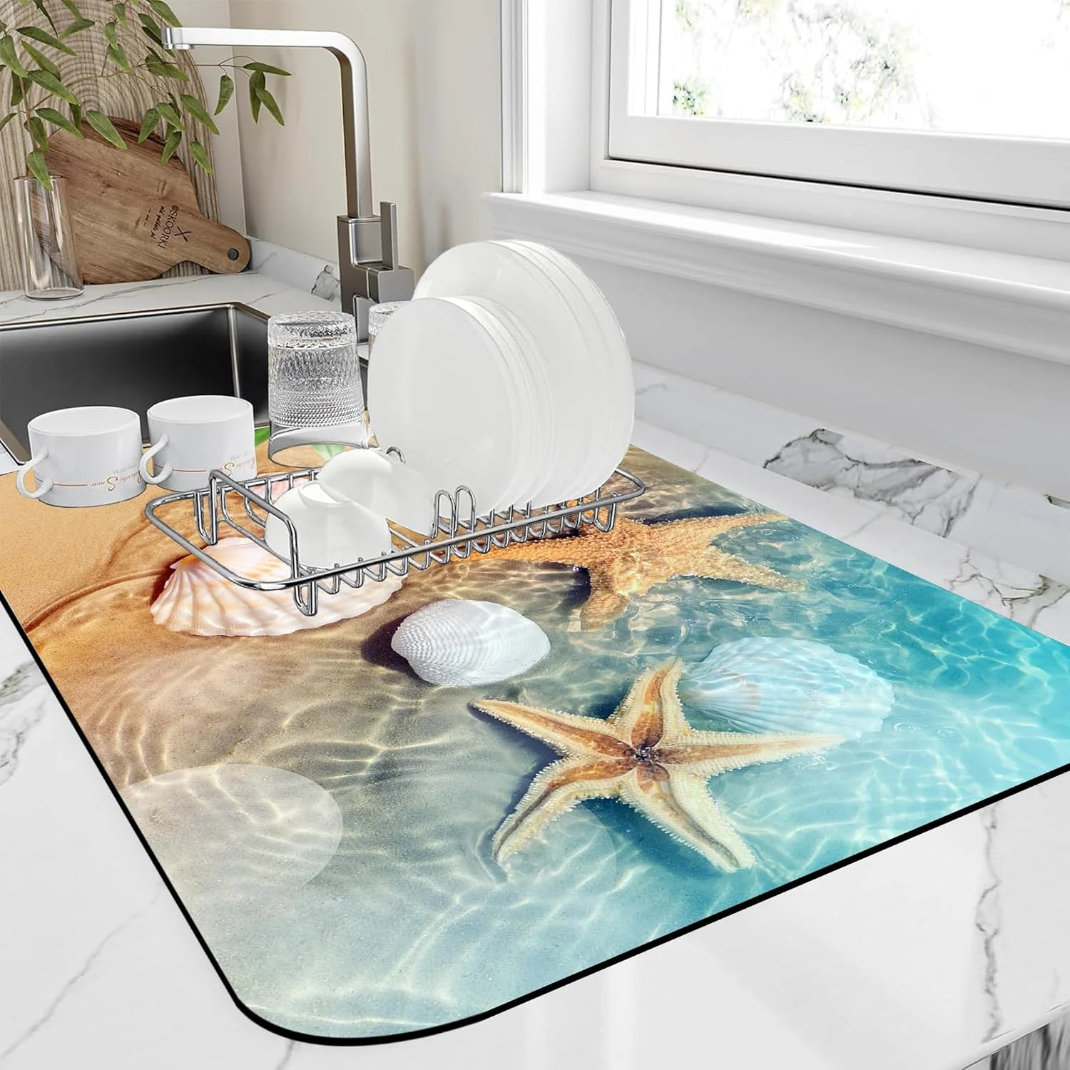 Trendy Absorbent Dish Drying Mat Trusted