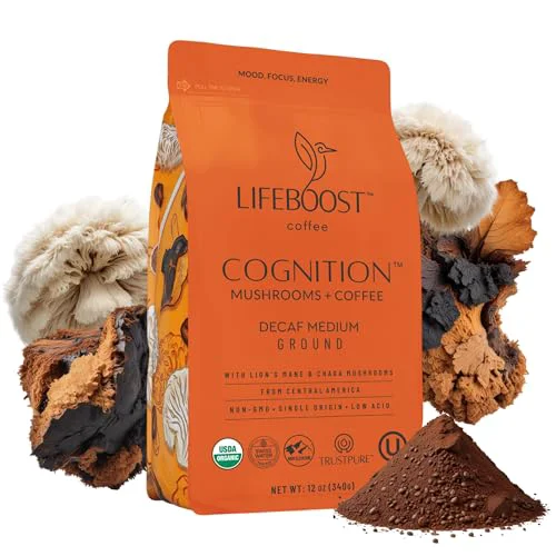 Artisan Cognition Decaf Focus Coffee for Calm Energy 12 Ounce Comfortable