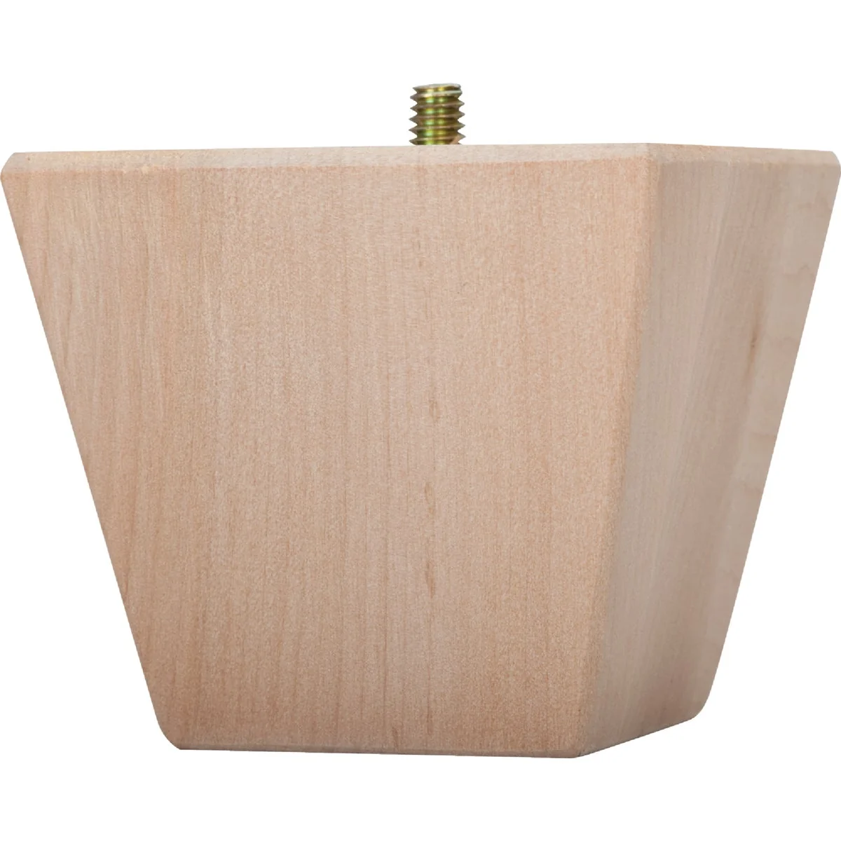 Innovative Waddell 3-1 2 In. x 3 In. Contemporary Hardwood Bun Foot Traditional