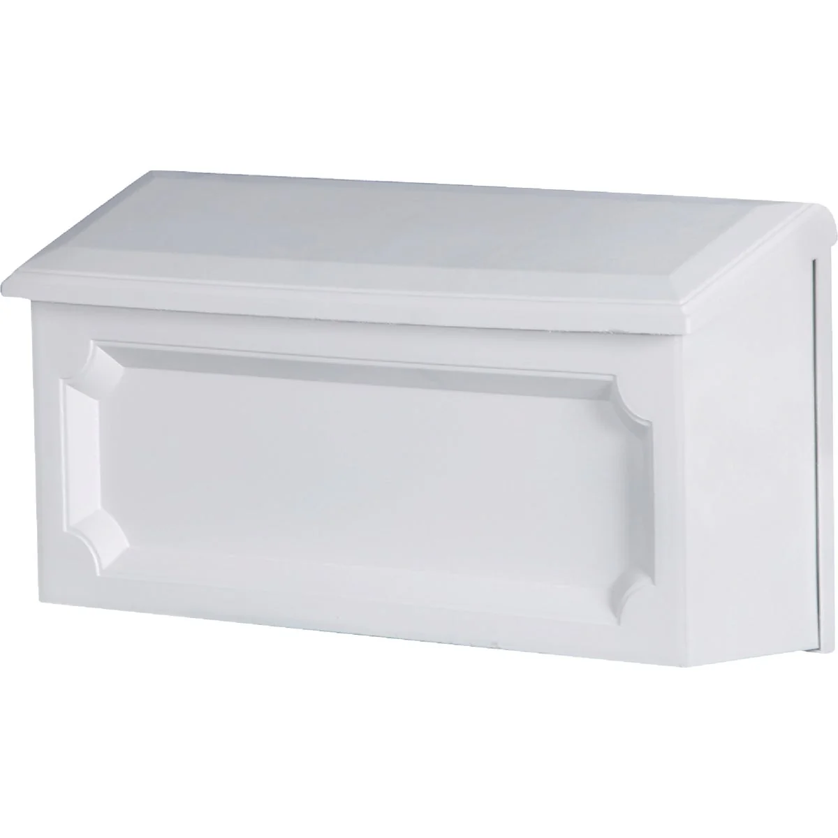 Clean Gibraltar Windsor White Horizontal Wall Mount Mailbox Stylish