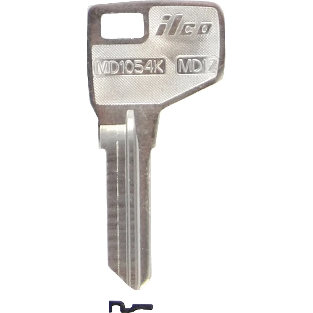 Safe ILCO Master Nickel Plated Padlock Key MD17 10-Pack Detailed