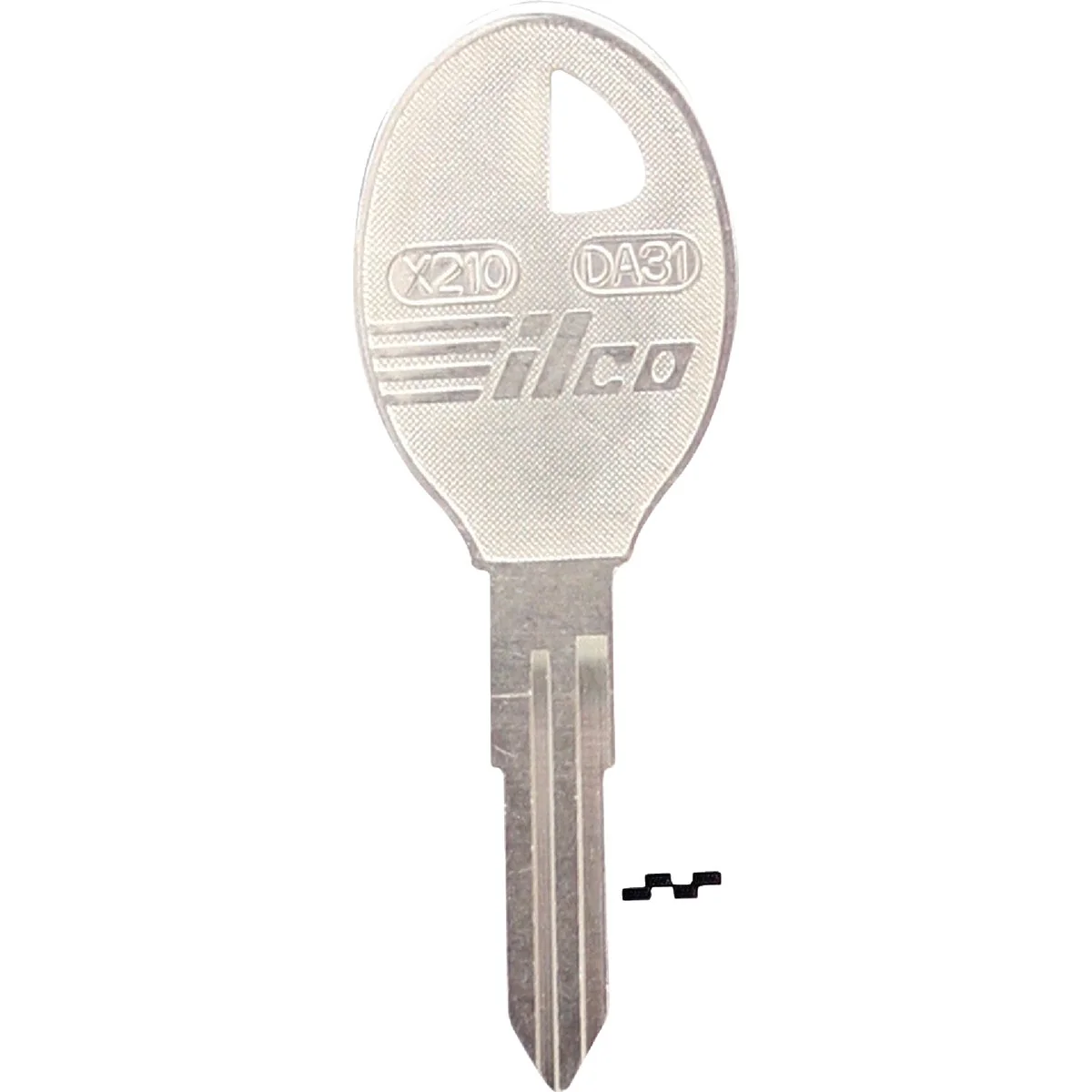 Sustainable ILCO Nissan Nickel Plated Automotive Key DA31 10-Pack High-Quality