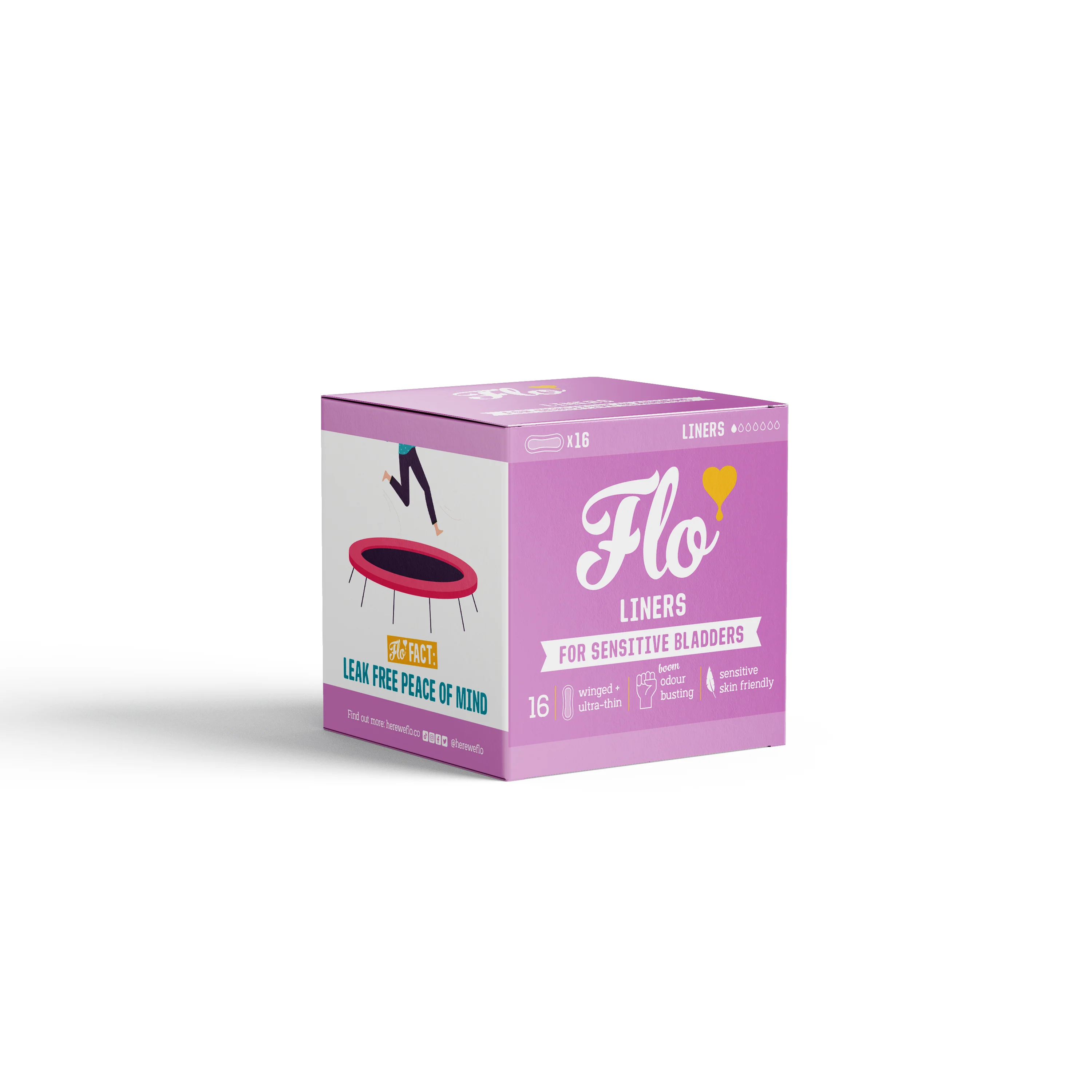 Excellent Here We Flo Flo Sensitive Bladder Bamboo Liners Enhanced