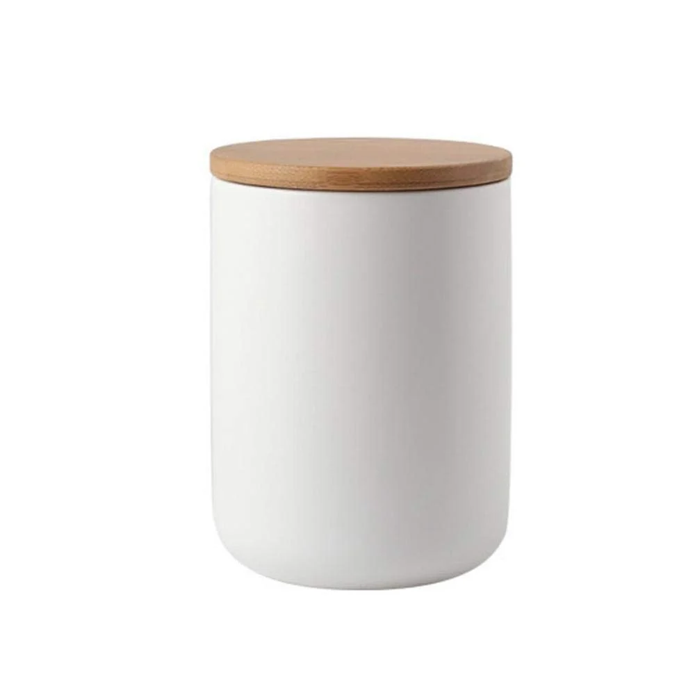 Traditional MilkyWay Food Storage Jar Ceramic Canisters With Airtight Seal Lid 27oz Premium