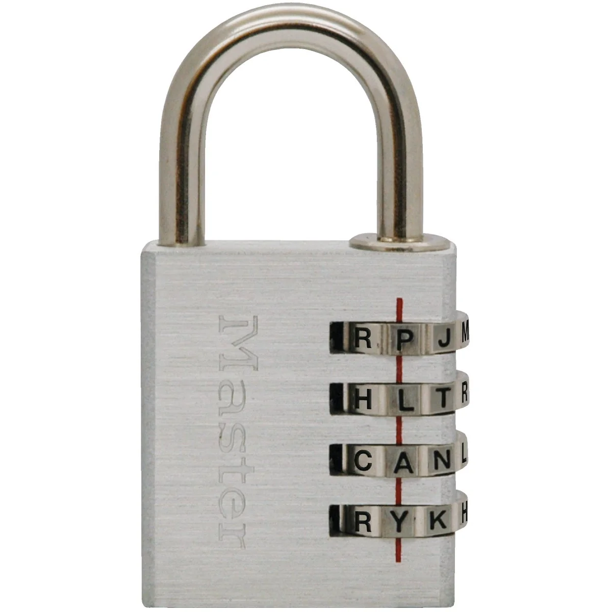 High-End Master Lock 1-9 16 In. Brushed Aluminum Combination Padlock Original