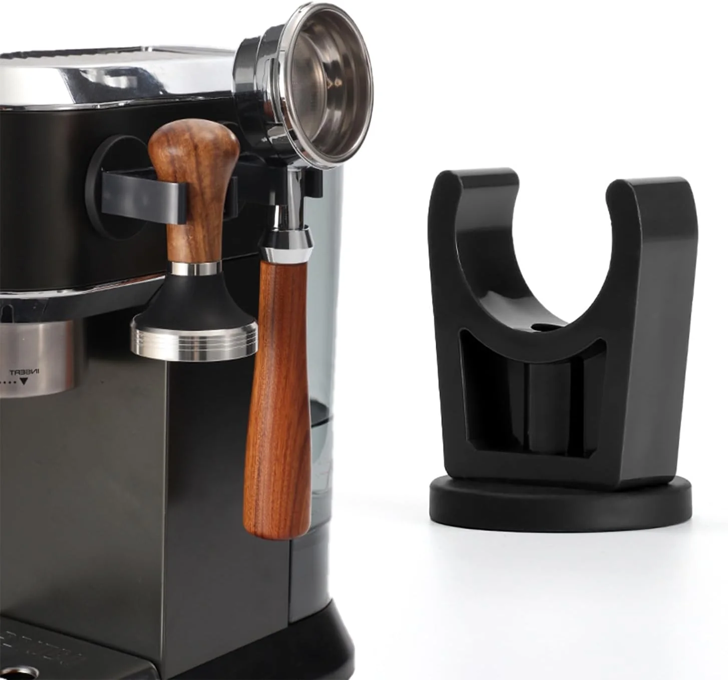 Crafted Wall Mounted Magnetic Hand Tamper Holder Magnetic Wall Rack Portafilters Holder Coffee Filter Tamper Stand High-Grade