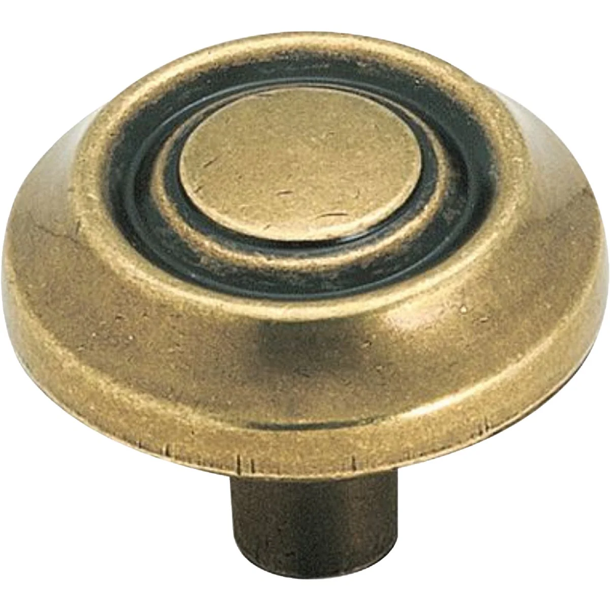 Prestigious Amerock Everyday Heritage Burnished Brass 1-1 4 In. Cabinet Knob Advanced
