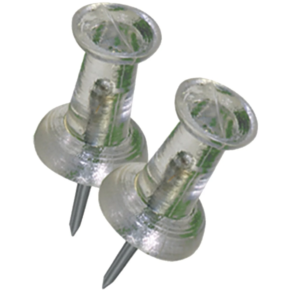 Smooth Hillman Anchor Wire Clear Push Pins 16-Count Trendy