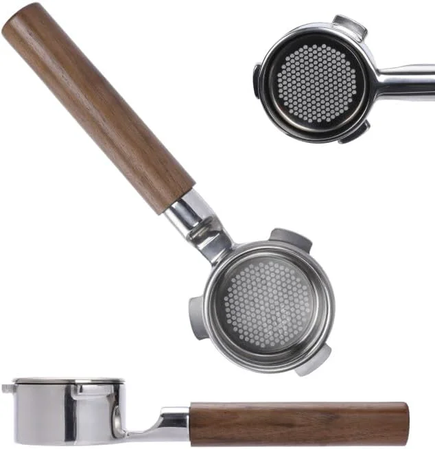 Trendy 54mm bottomless portafilter for Breville Barista Express BES870 Pro Touch Bambino Infuser Duo Temp Espresso Accessories Includes Naked Basket Comfortable