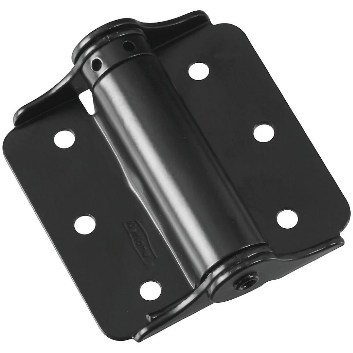 Professional National 3 In. Black Full-Surface Spring Door Hinge 2-Pack Practical