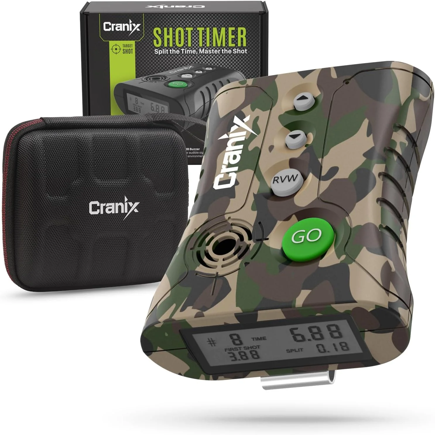 Excellent Professional Shot Timer for Shooting Competition 0.01s Precision Tactical Training Shot Timers with Loud Buzzer Next-Generation