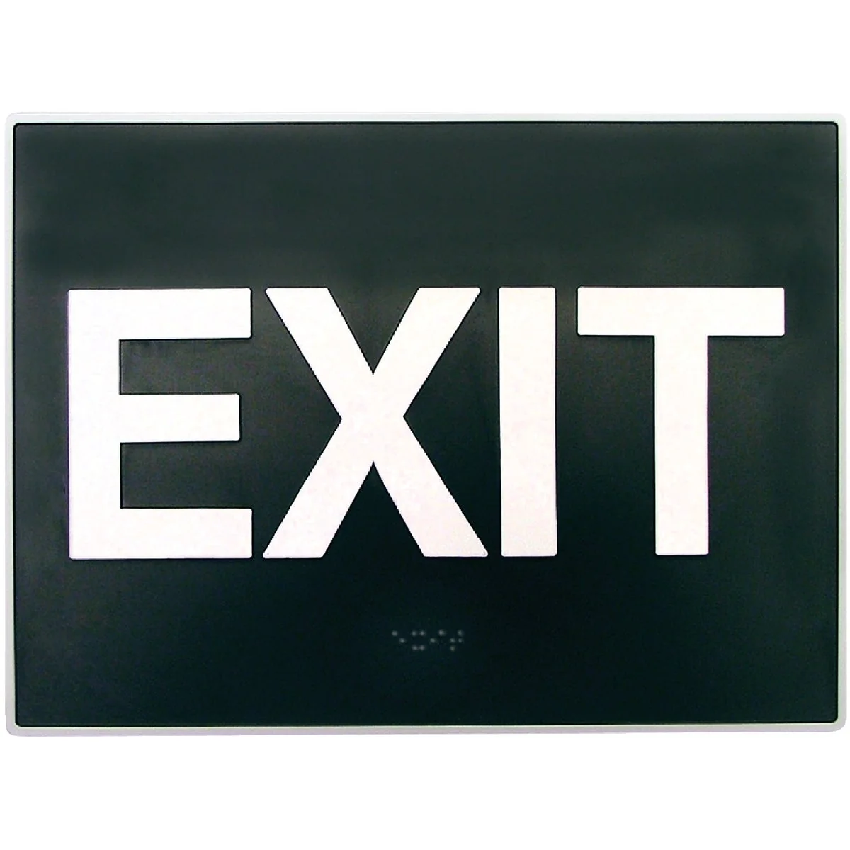 Original Hy-Ko Deco Series Plastic Braille Sign Exit Unique