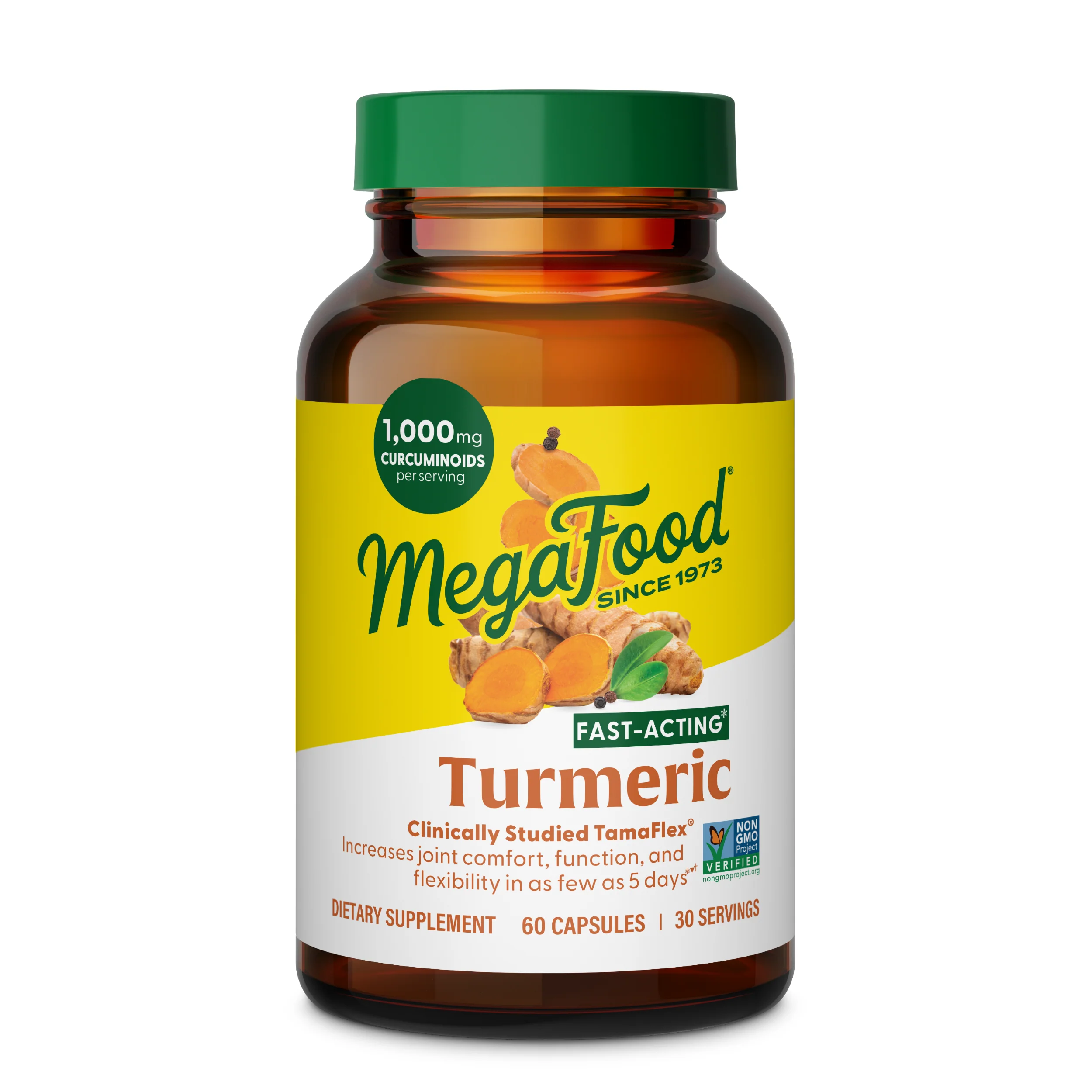 Easy-to-Use MegaFood Fast Acting Turmeric Unique