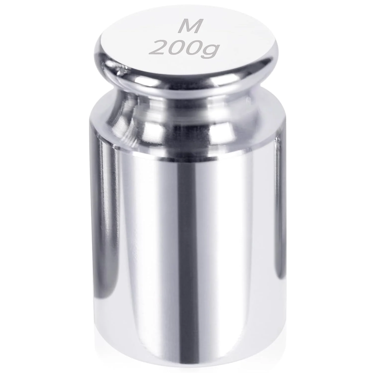 Efficient QP Calibration Weights 200 Gram Oiml Class M1 High Precision Scale Weights Stainless Steel Gram Weights Chrome Finish Authentic