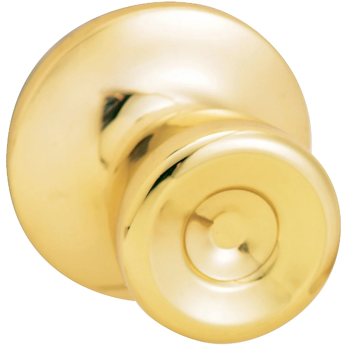 Responsible Steel Pro Polished Brass Hall Closet Door Knob Reliable