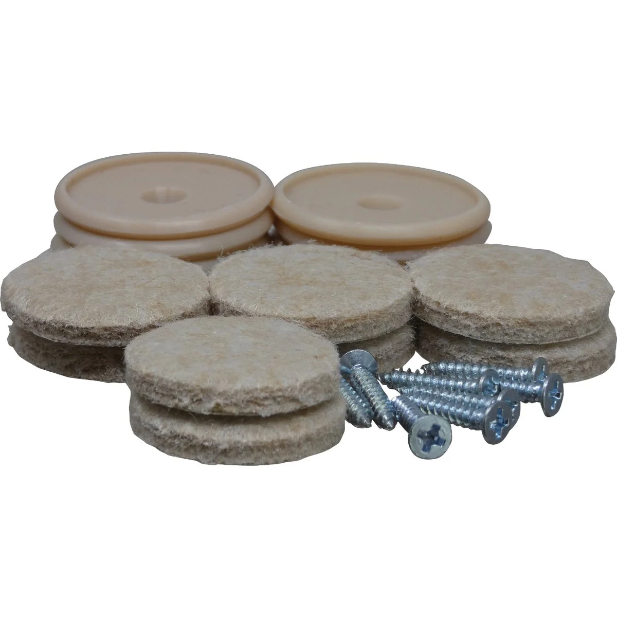 Soft Do it 1 In. Beige Self Adhesive Felt Pads 8-Pack Secure