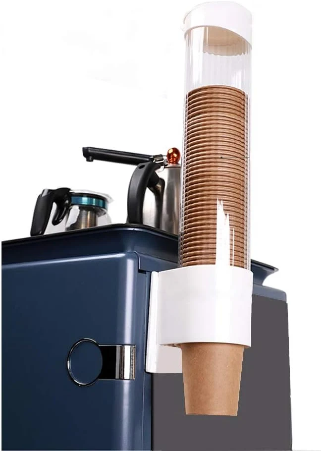 Healthy Large Disposable Cup Holder Wall Mounted Cup Dispenser Paper or Plastic Cup Organizer Including Magnet for fix L is Suitable for 8-14 Ounce Cups Effective