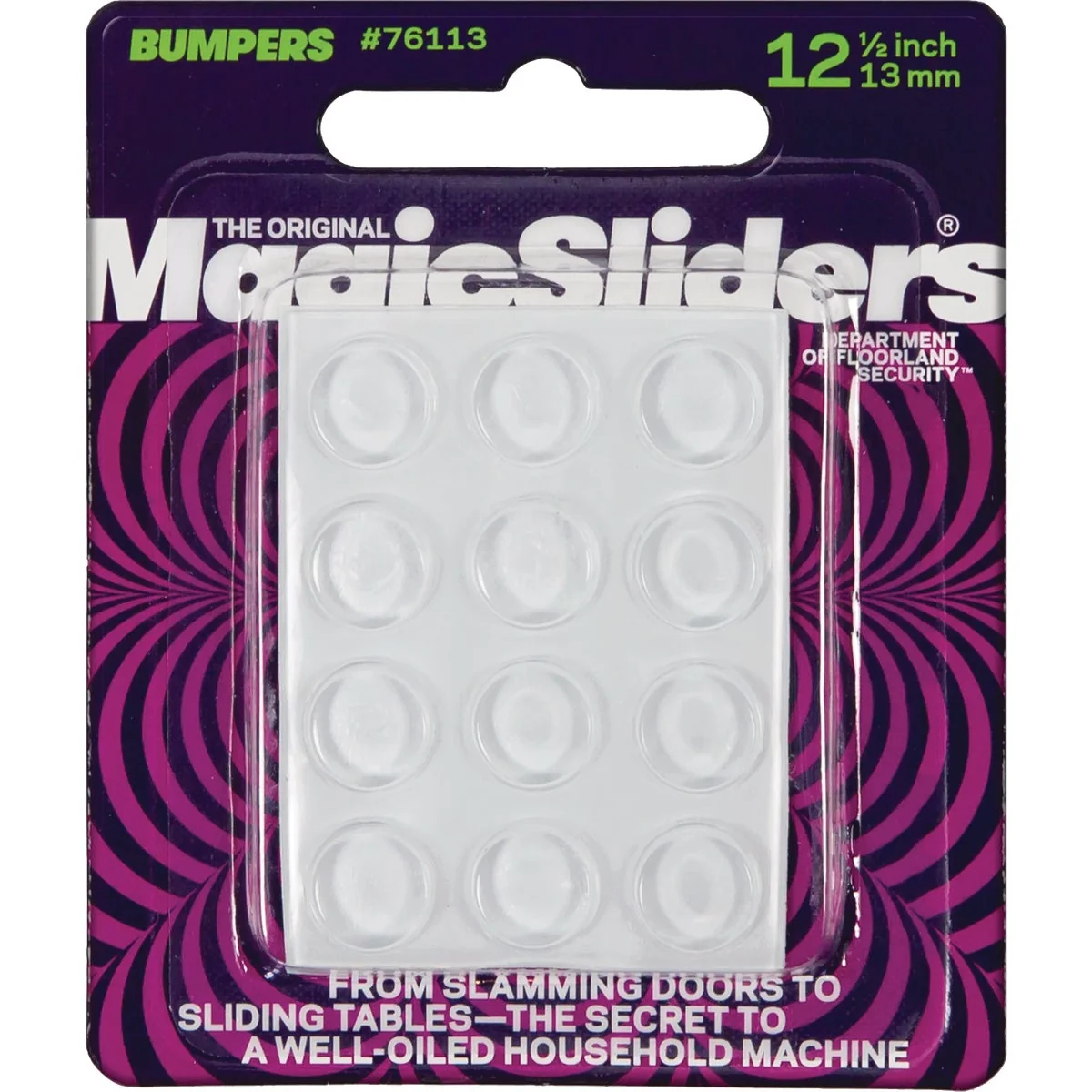 Artisan Sliders 1 2 In. Round Clear Self-Stick Bumper 12-Pack Fast