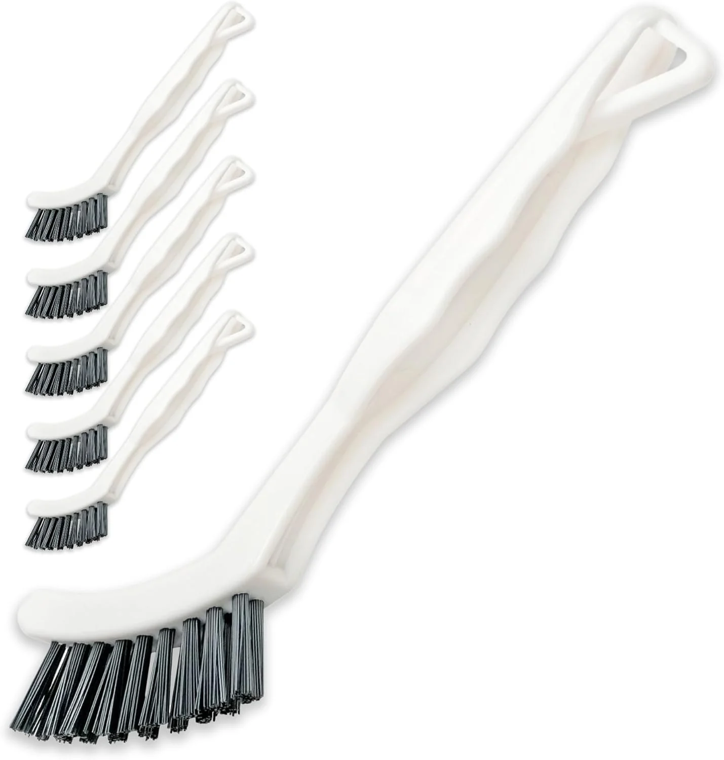Casual 6-Pack Grout Cleaner Brush Scrub Set – Stiff Bristle Scrubbing Detail Cleaning Brushes for Household Use on Bathtub Shower Kitchen Tile Floors Quality