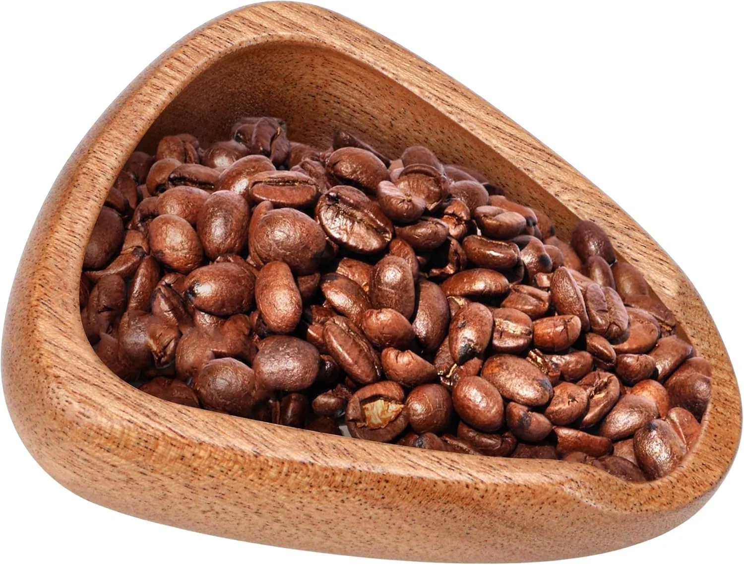 Secure Coffee Bean Dosing Cup – Single Tray Walnut Wood Espresso Accessories Measuring Tool for Tea Enthusiasts Bar Use Camping Gym Home Use Durable