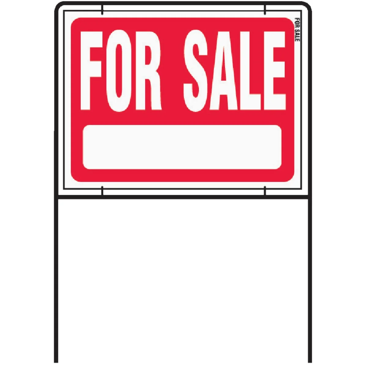 Natural Hy-Ko Plastic with Metal Frame Sign For Sophisticated