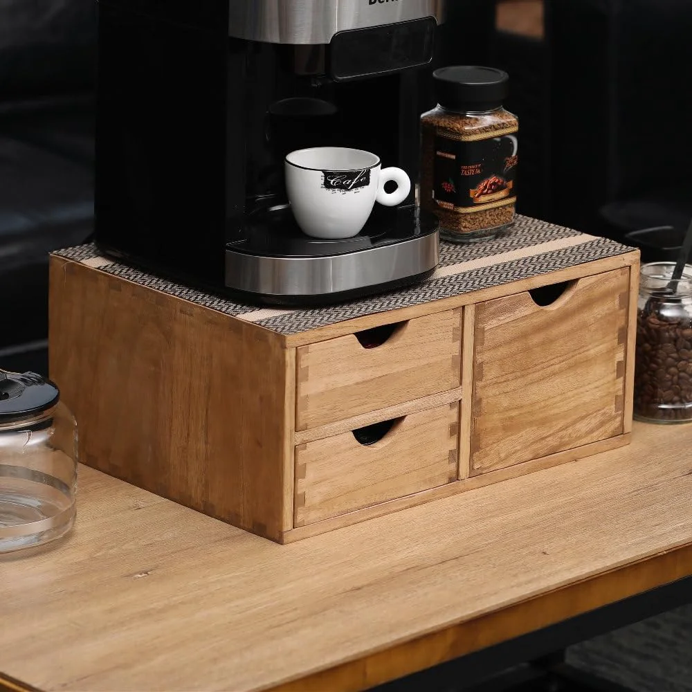 Enhanced Capsules Coffee Storage Drawer for Pod K-cup Holder – Counter Organizer for Kitchen Utensil Storage Comfortable