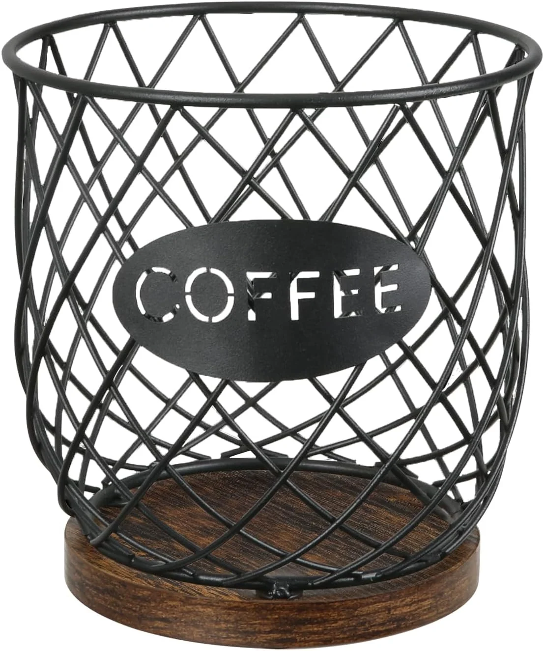 Excellent Yinmit K Cup Holder Organizer Sturdy Coffee Pod Holder Organizer 35 Kcup Large Capacity Storage Basket for Kitchen Counter and Office Desktop Quality