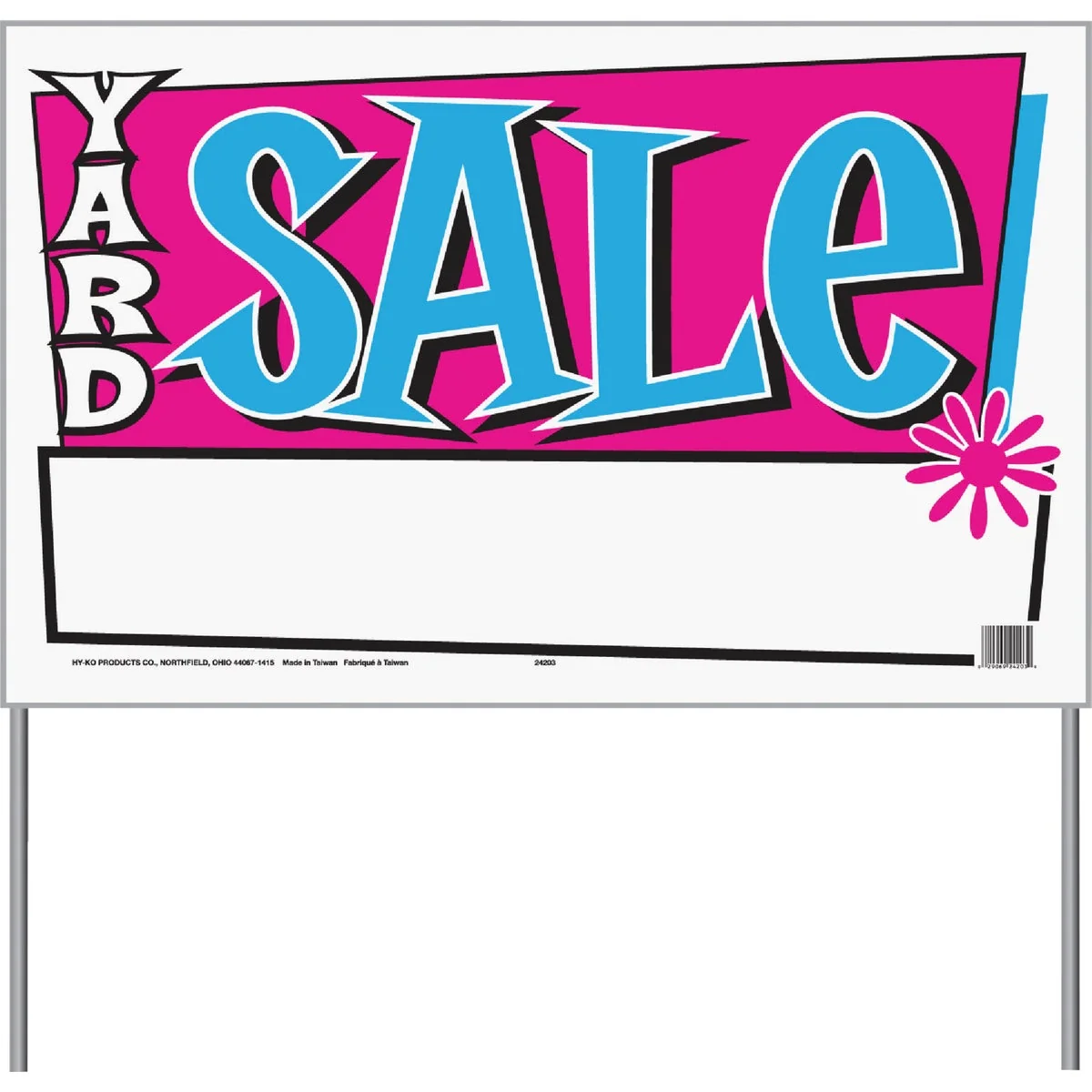 Refined Hy-Ko Polybag Sign Yard Sophisticated