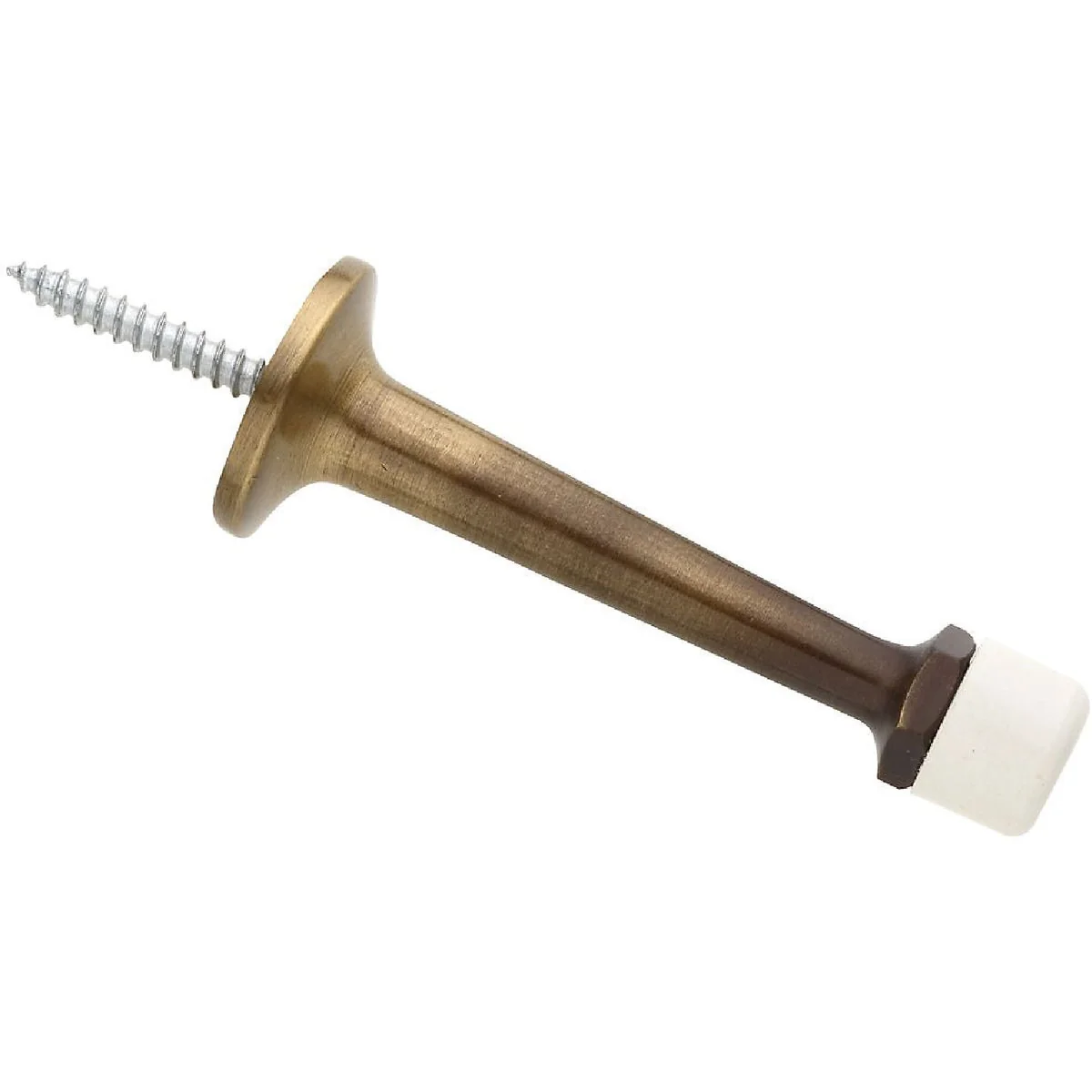 Lightweight National Gallery 3 In. Antique Brass Door Stop Recyclable