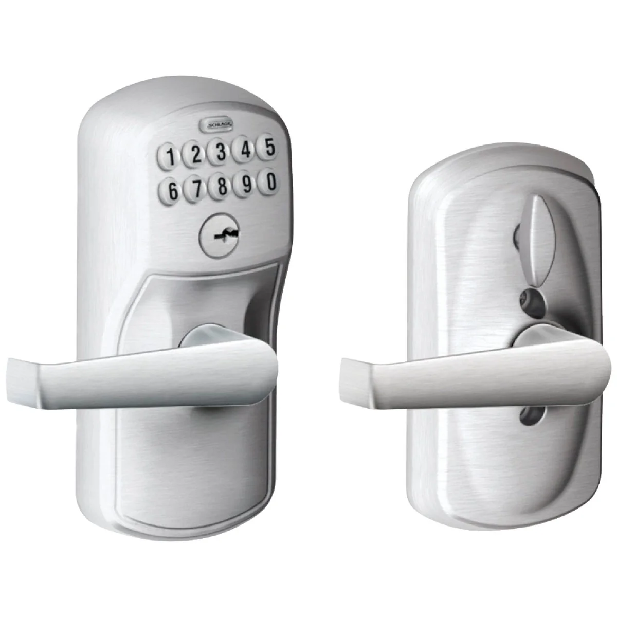 Refined Schlage Elan Electronic Keypad Entry Lock Modern