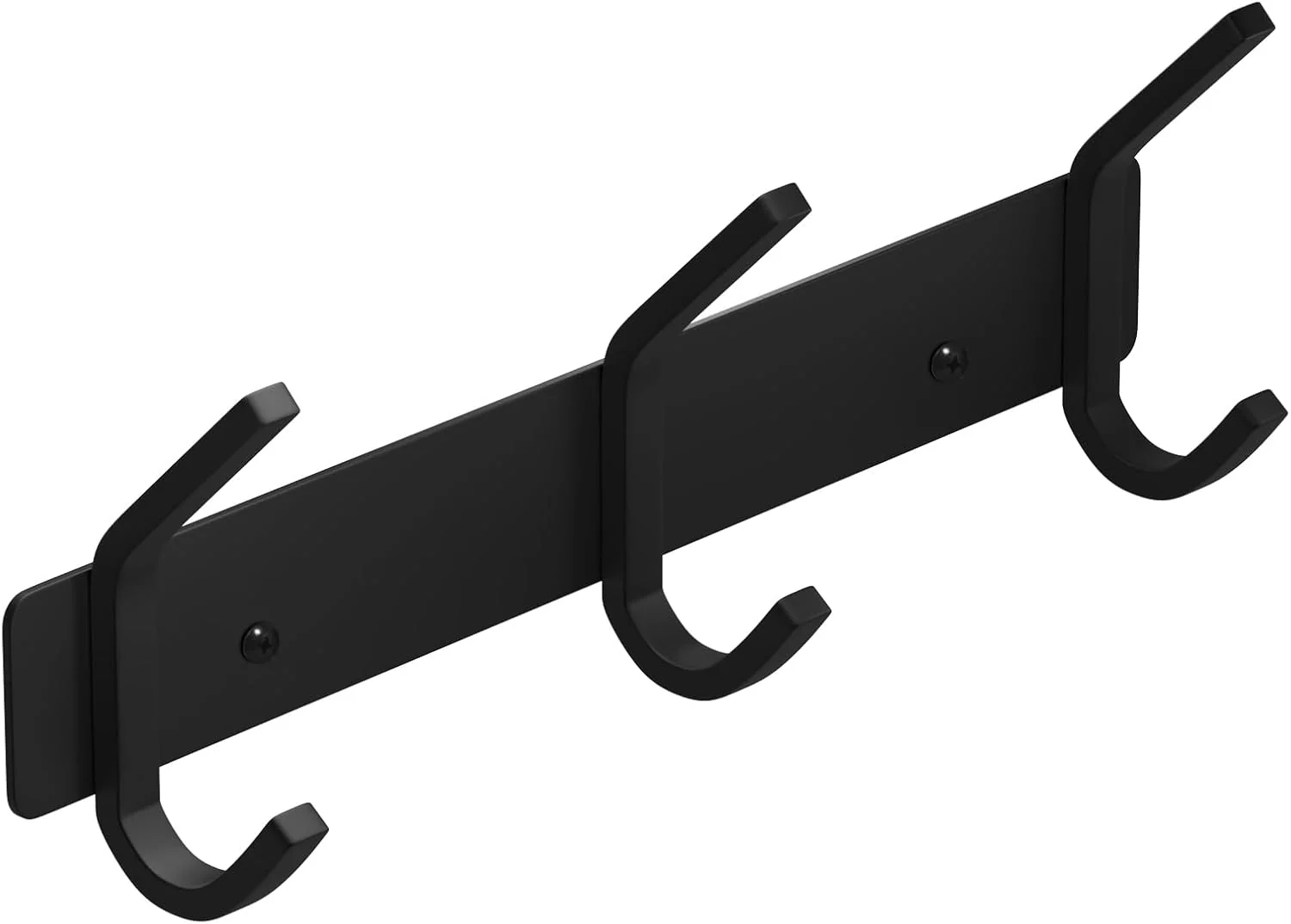 Soft Vaehold Coat Hooks Wall Hook for Hanging Clothes Robes Towels Hats Heavy Duty Coat Hanger Coat Rack Wall Mount with 3 Hooks – Black Responsible