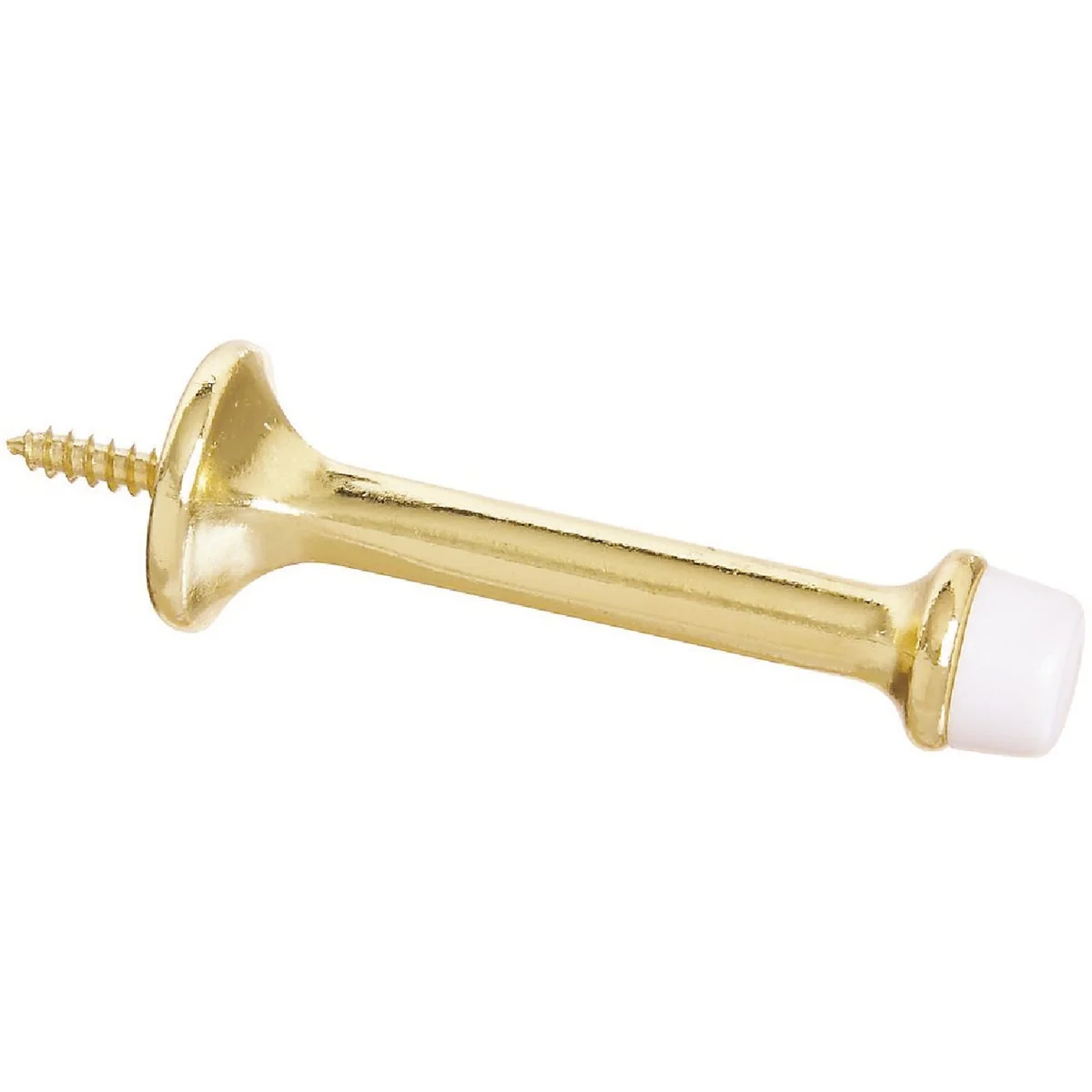 Expertly Made National Heavy Duty 3 Rigid Door Stop Bright Brass Smart