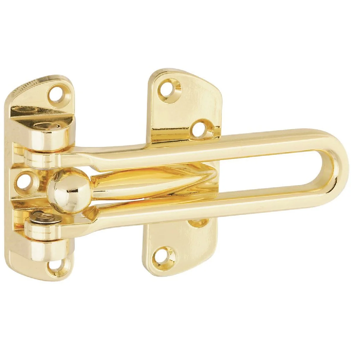 Smart National Polished Brass Decorative Door Security Guard Practical