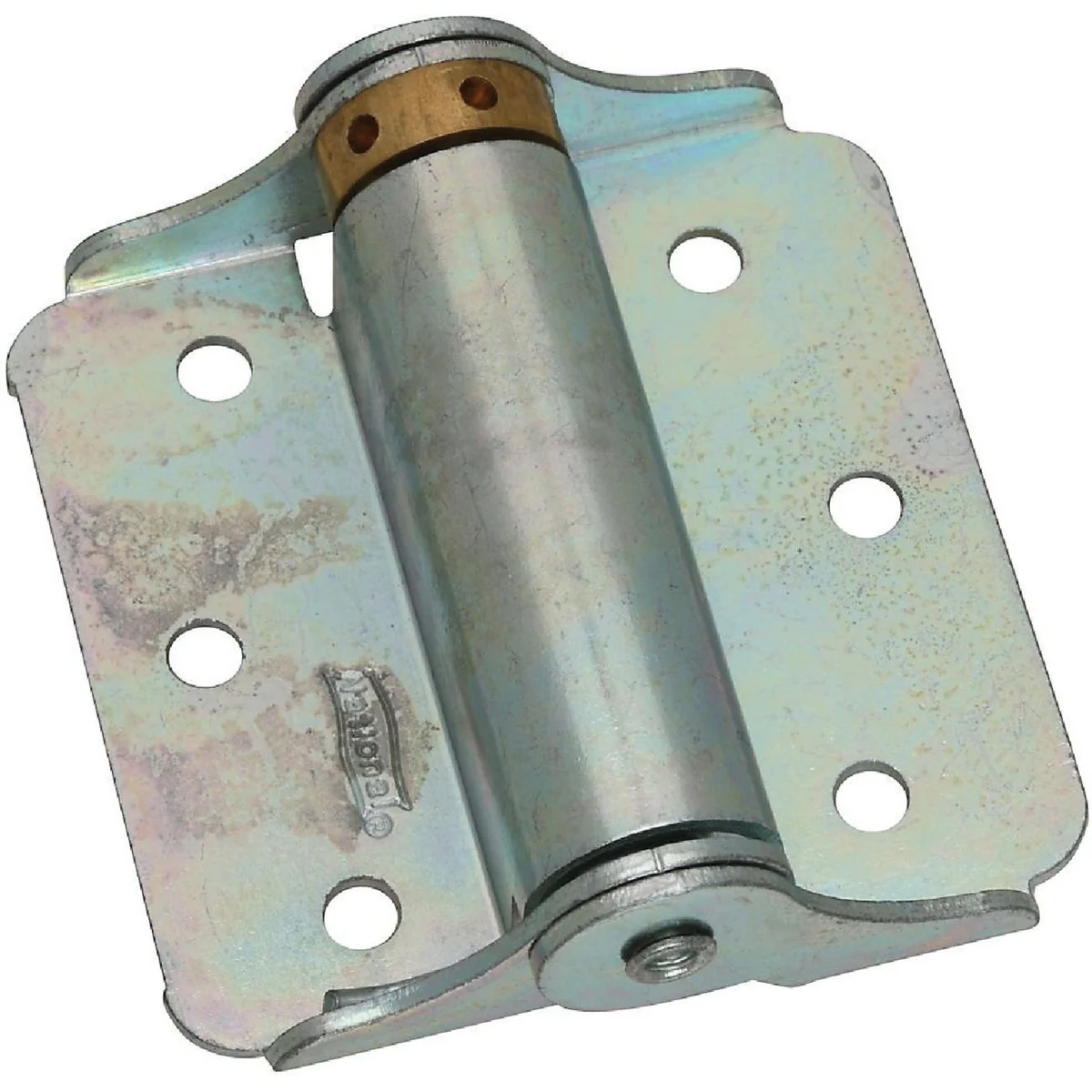 Sustainable National 3 In. Zinc Plated Full-Surface Spring Door Hinge 2-Pack Versatile