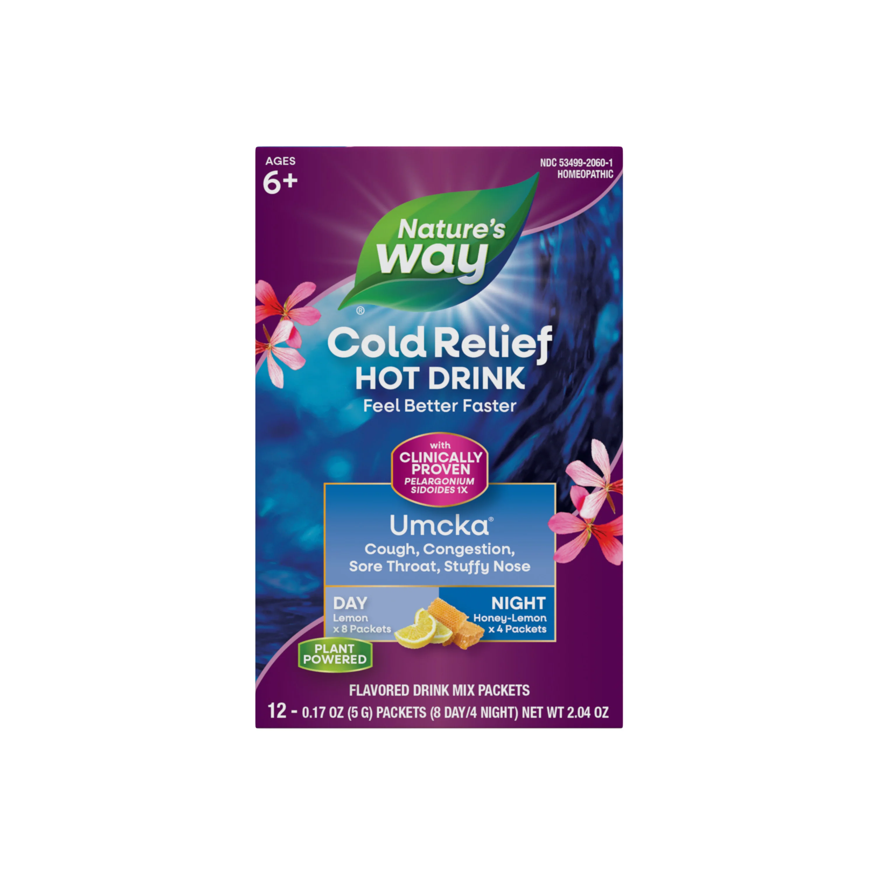 Comfortable Nature’s Way Umcka® Cold Care Day Night Soothing Hot Drink Certified