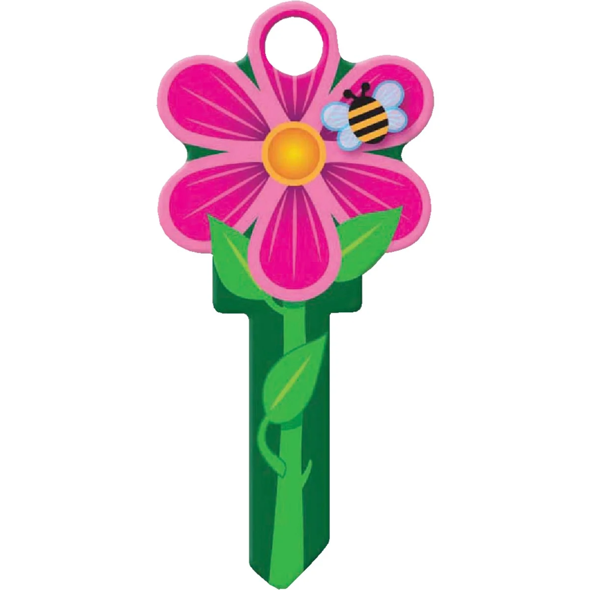 Premium Material Lucky Line Flower Design Decorative House Key KW11 Prestigious