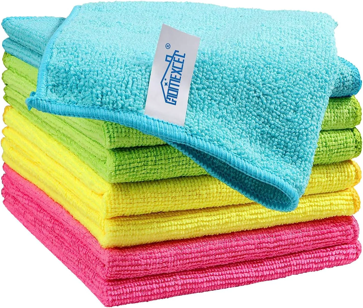 Relaxed HOMEXCEL 8PK Microfiber Cleaning Cloth Cleaning Rags for Home 11.5×11.5in Authentic