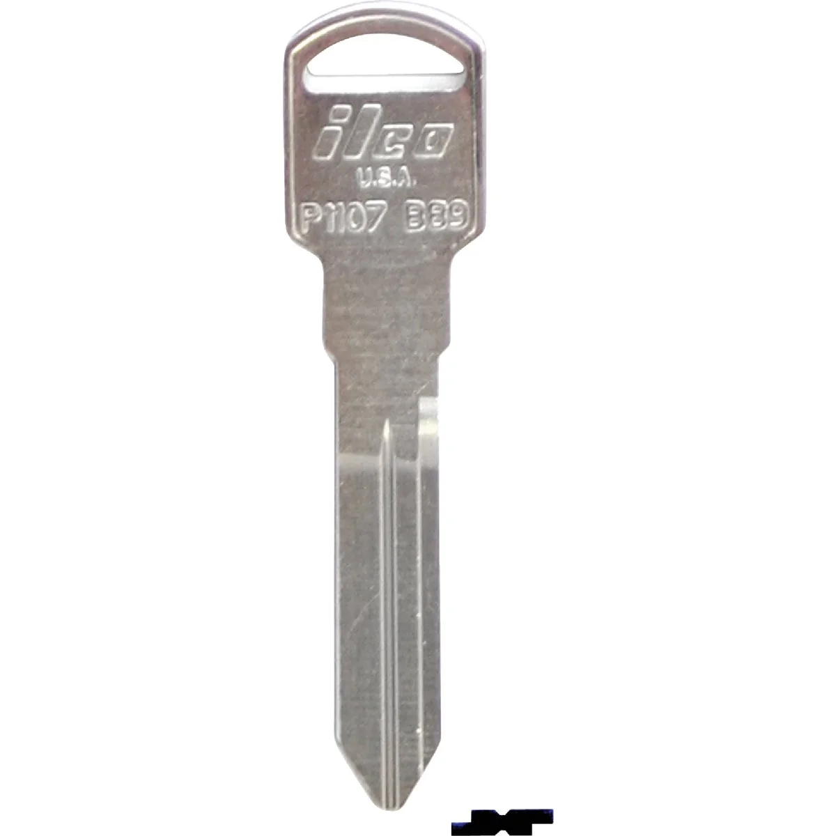 Genuine ILCO GM Nickel Plated Automotive Key B89 10-Pack Versatile