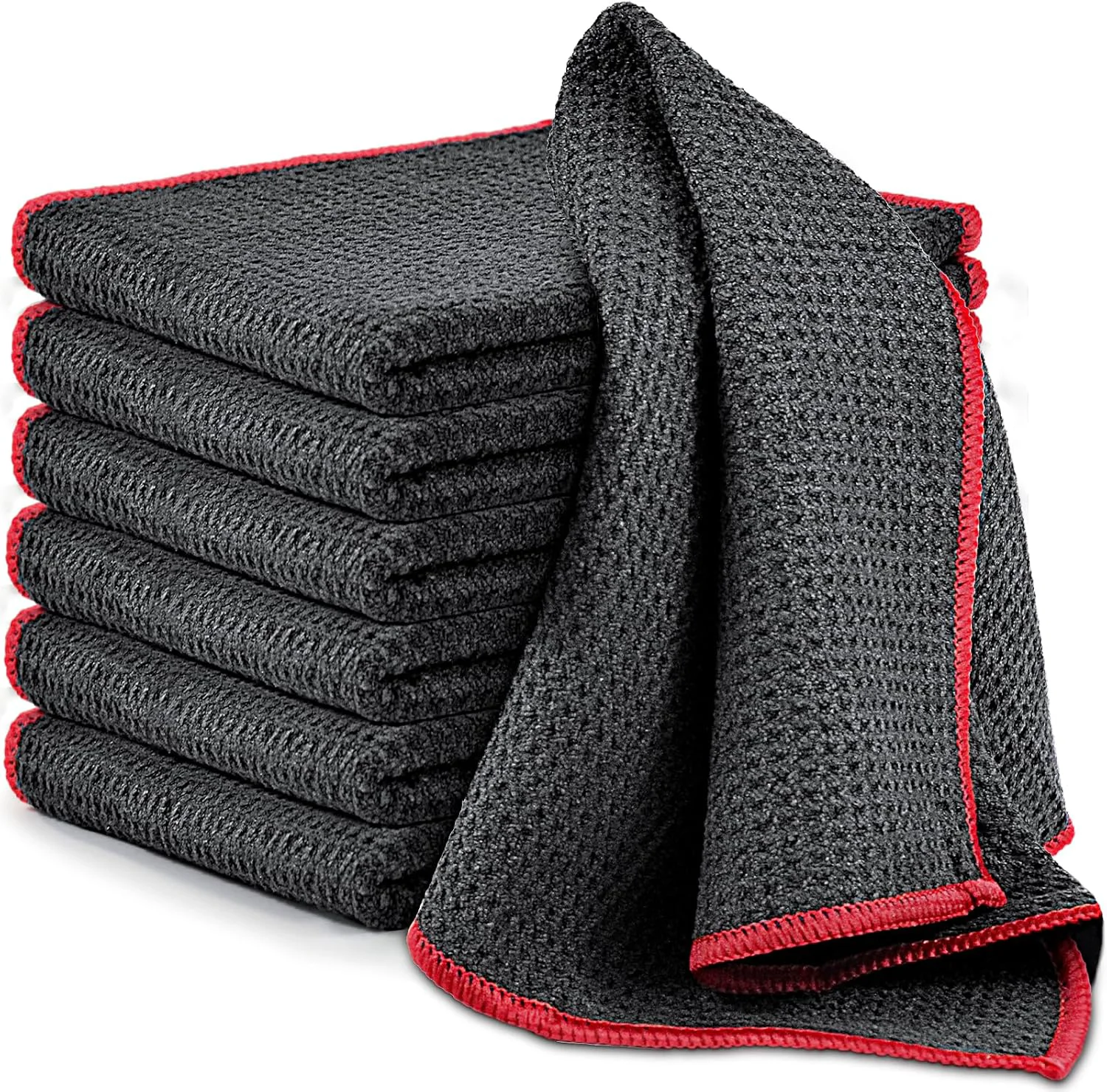 Crafted Airlab Microfiber Cleaning Cloth Waffle Weave Dust Rags for Household Kitchen Towel Absorbent Quick Drying Cleaning Rags Streak Lint Carefully Designed