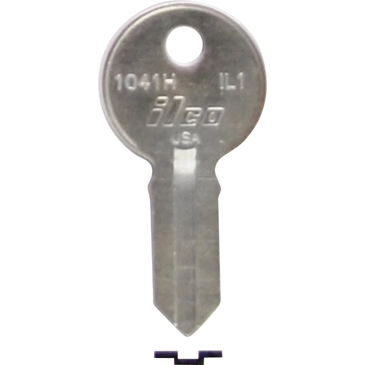 Original ILCO Illinois Nickel Plated File Cabinet Key IL1 10-Pack Fine