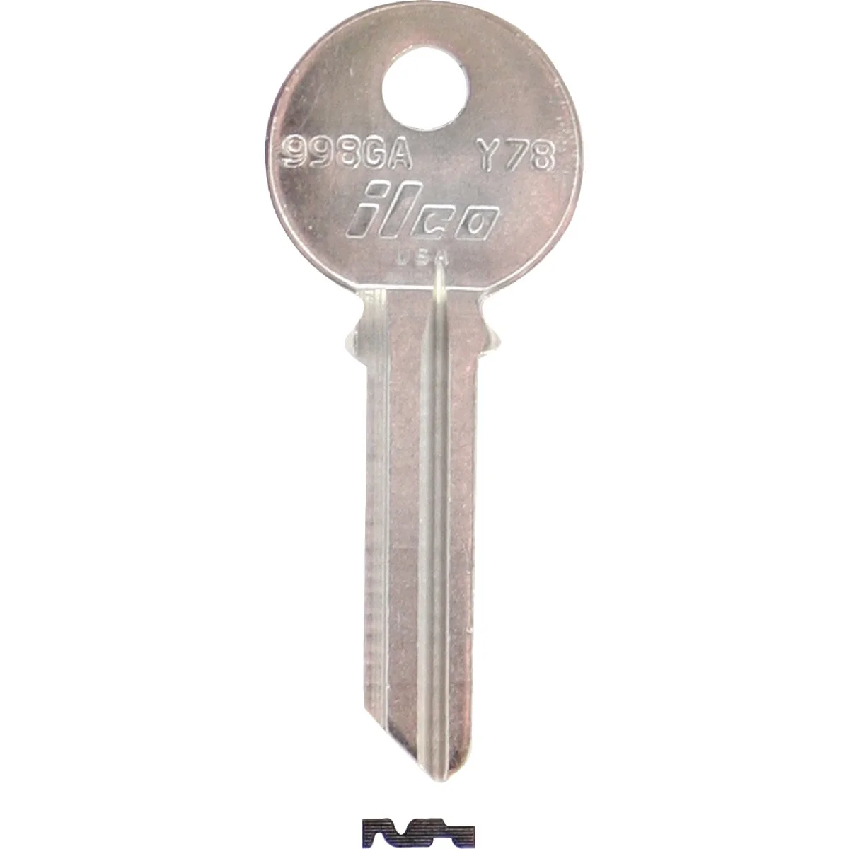 User-Friendly ILCO Yale Nickel Plated House Key Y78 10-Pack Genuine