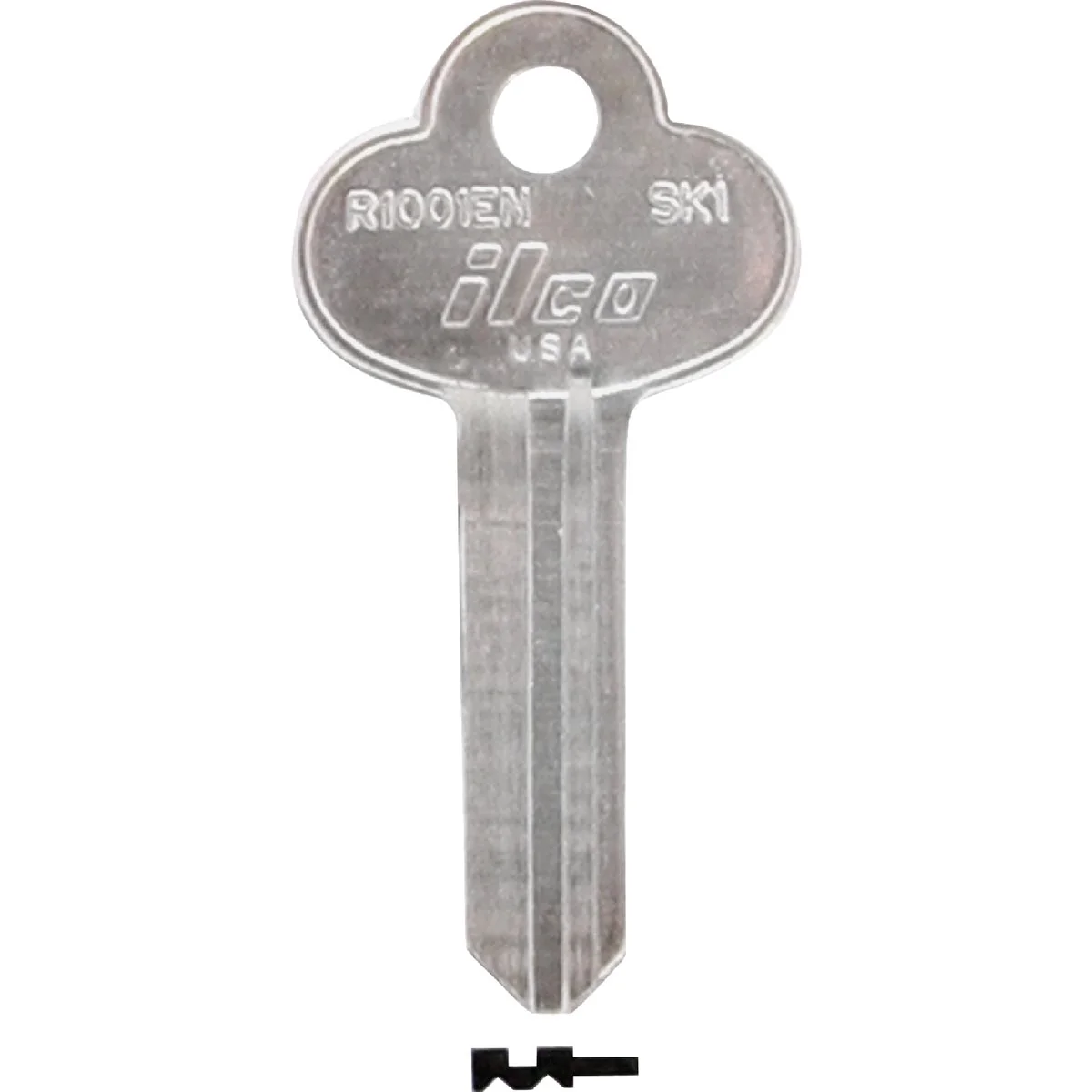 Premium Material ILCO SKILLMAN Nickel Plated Toolbox Key SK1 10-Pack Smooth