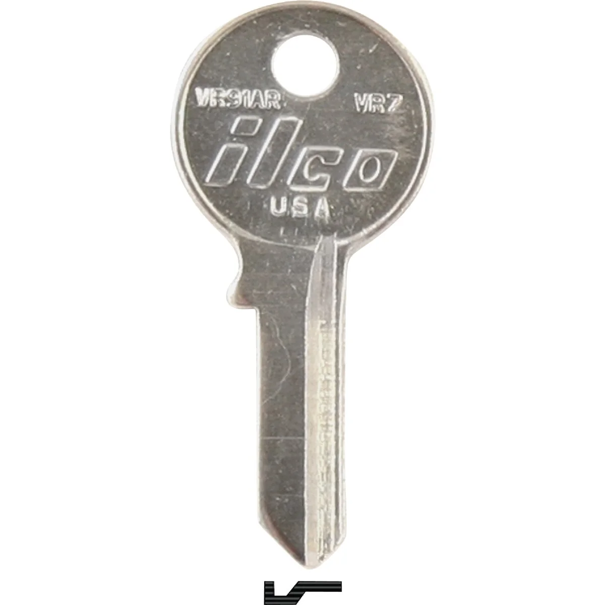 Premium ILCO Viro Nickel Plated Padlock Key VR7 10-Pack Solid