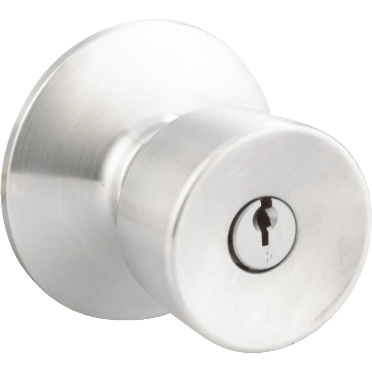 Sophisticated Schlage Bell Satin Chrome Entry Door Knob First-Class