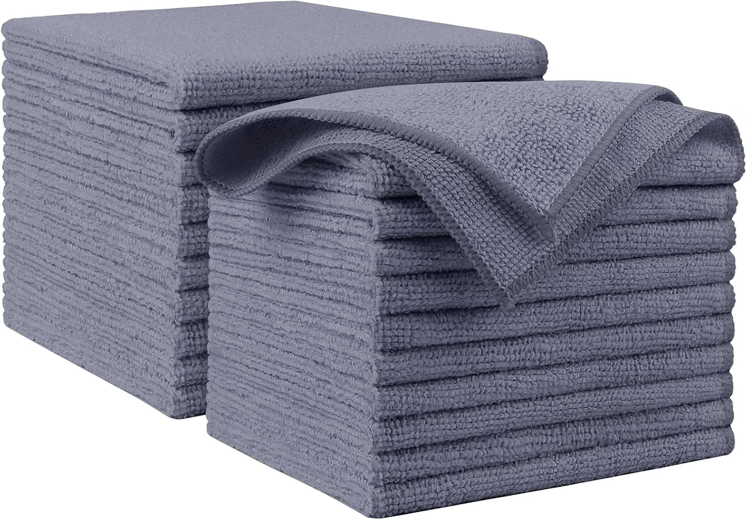Artisan AIDEA Microfiber Cleaning Cloth Grey 20PK Microfiber Towels 12 ×12 Exceptional