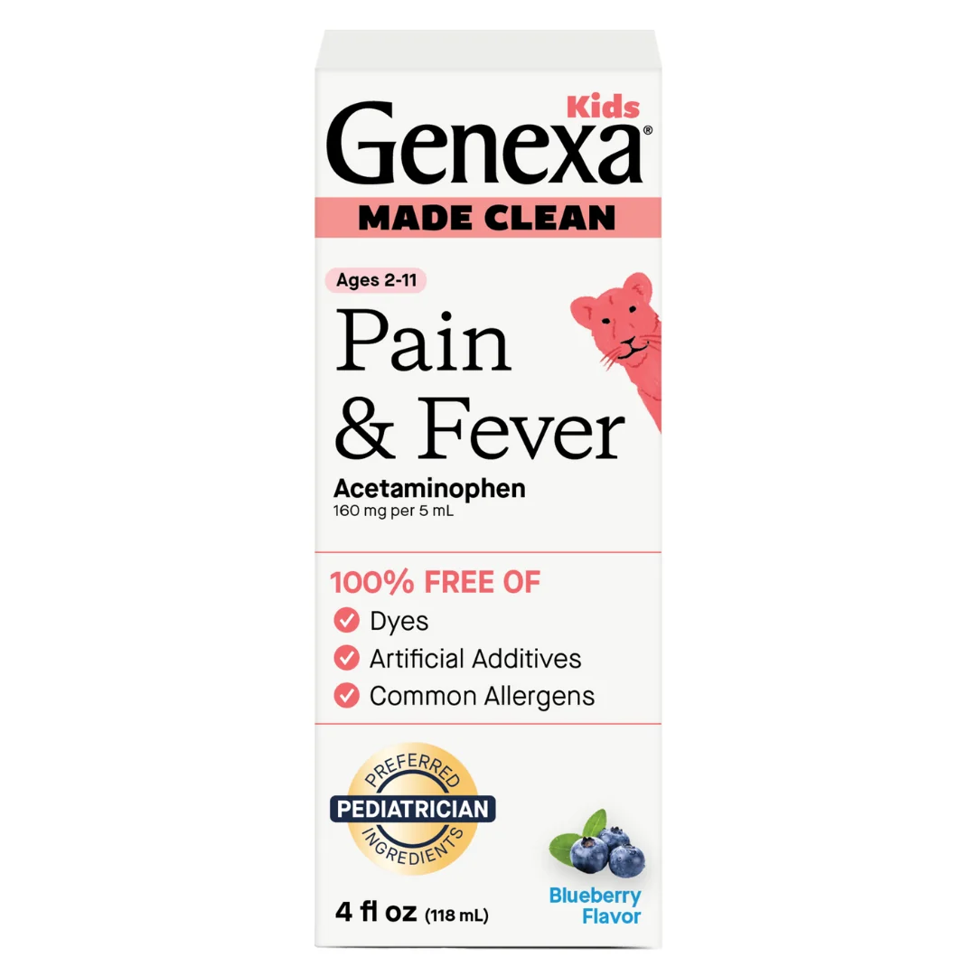 Advanced GENEXA Kids’ Pain and Fever Ages 2-11 User-Friendly