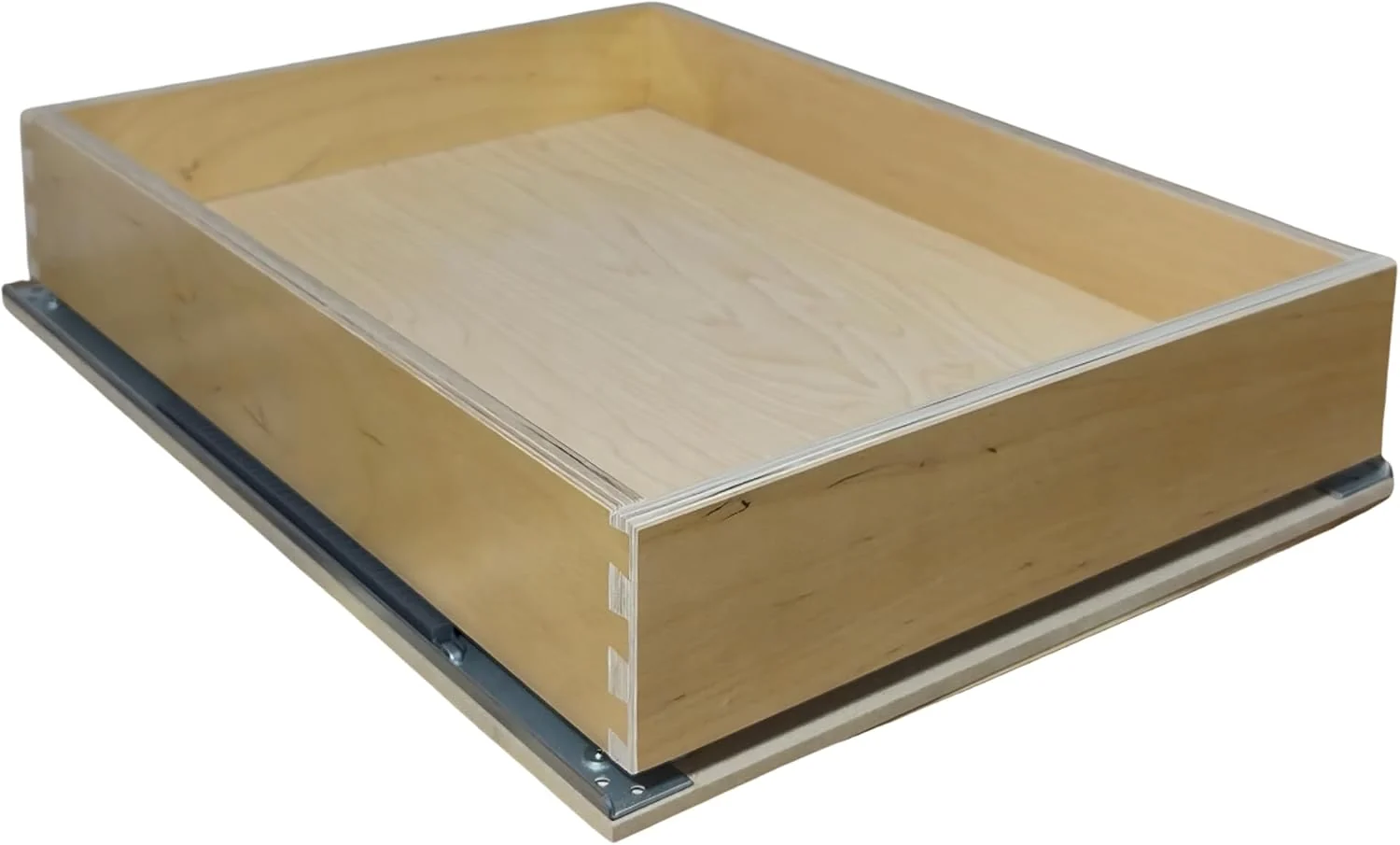 Secure SlidingSusan Baltic Birch Pull-Out Cabinet Drawer Organizer 12 W x 18 D Clean