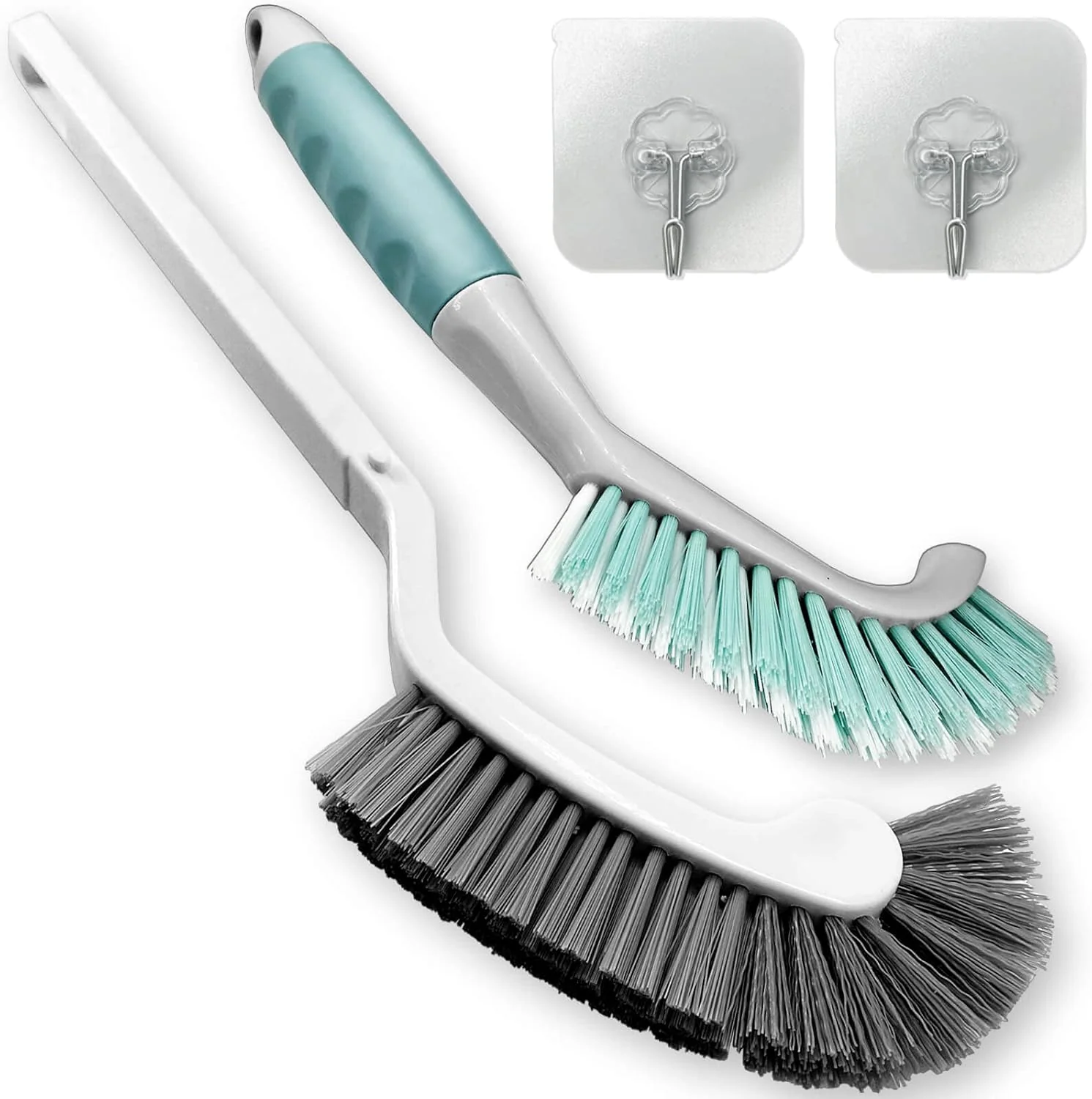 First-Class 2Pcs Cleaning Brushes Multi-Purpose Right Angle Brush Scrubbing Kitchen Bathroom Deep Cleaning Edge Corner Crevices Grout Scrub Dish Pot Sink Optimized